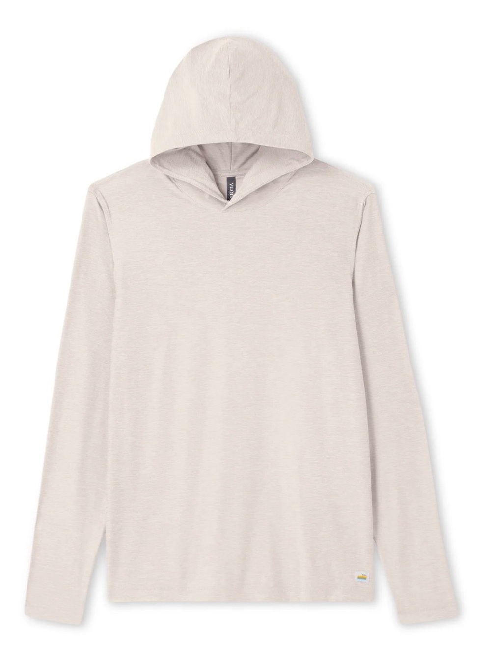 Vuori Men’s Strato Tech Hoodie Milkweed Heather Size XL V1019